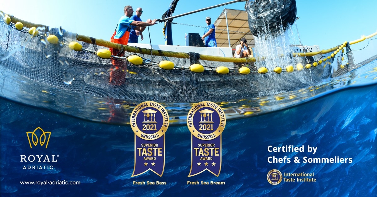 I prodotti Royal Adriatic hanno ricevuto il pregiato riconoscimento mondiale per la qualita' Superior Taste Aword